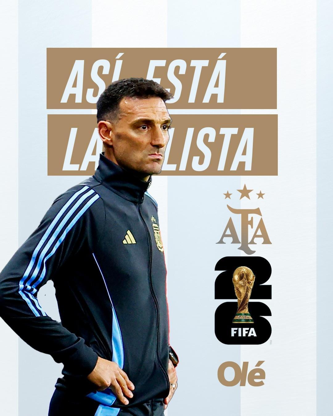 广发体育官方网站-奥莱报分析阿根廷世界杯名单：梅西、劳塔罗等15人铁定入选